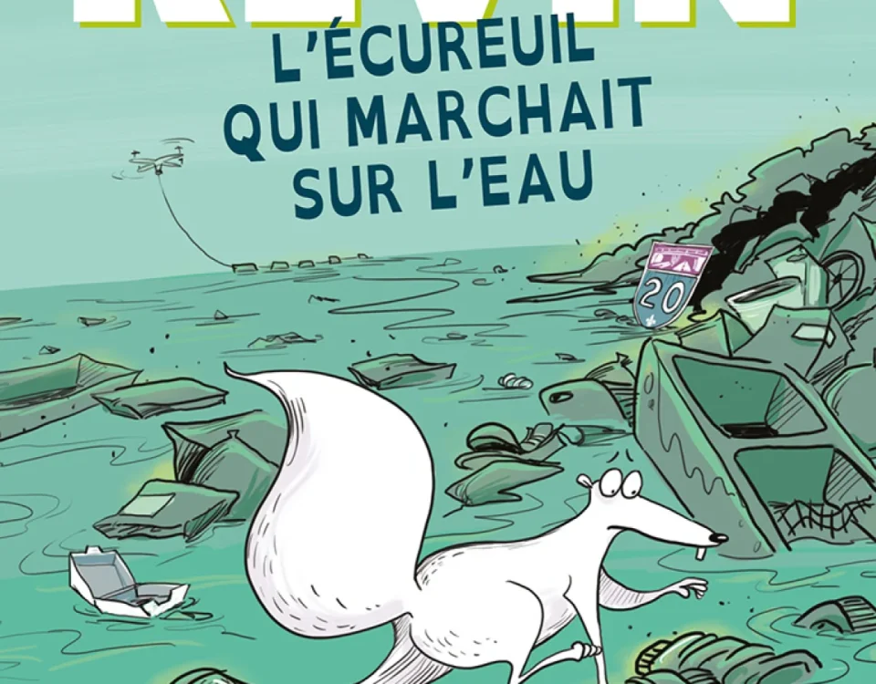 Couverture du livre «Kévin l'écureuil qui marchait sur l'eau»